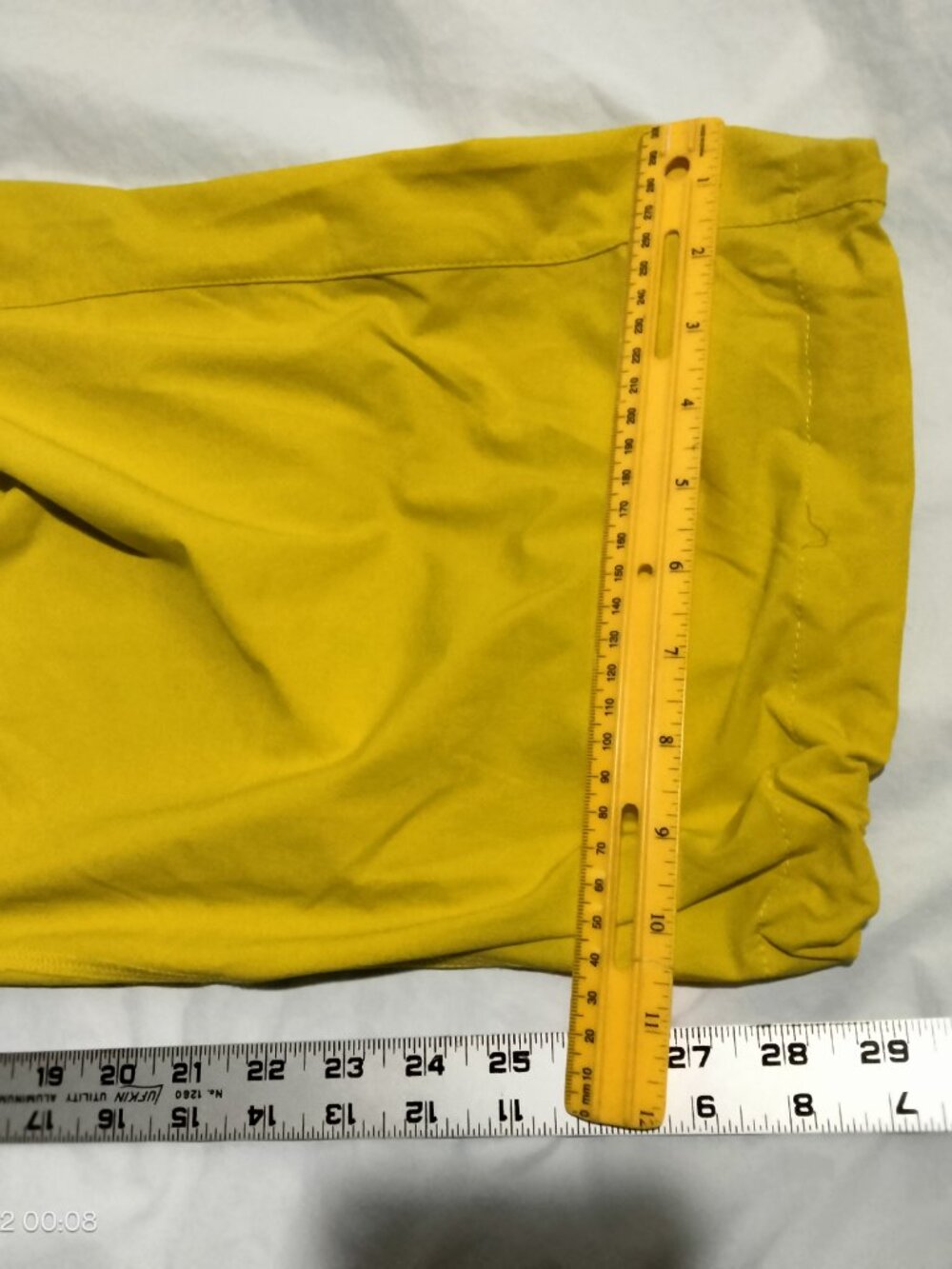 Nike Tech Pack Woven Pants Mens XXL Yellow HM7158-726 Oversized Stacked Length - Picture 4 of 7